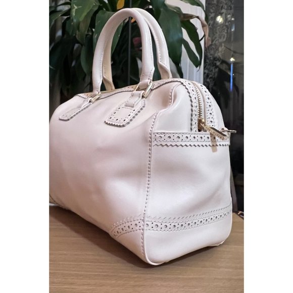 ♦️AUTHENTIC TORY BURCH WHITE RIBBON ROBINSON TOTE/SHOULDER BAG - Picture 7 of 15